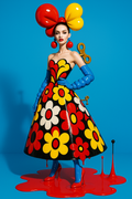 Pop art wind up evening toy